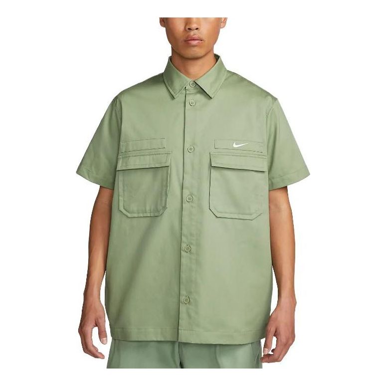 Košeľa Nike Woven Military Button-Down Shirt Zelené | DX3341-386, 0