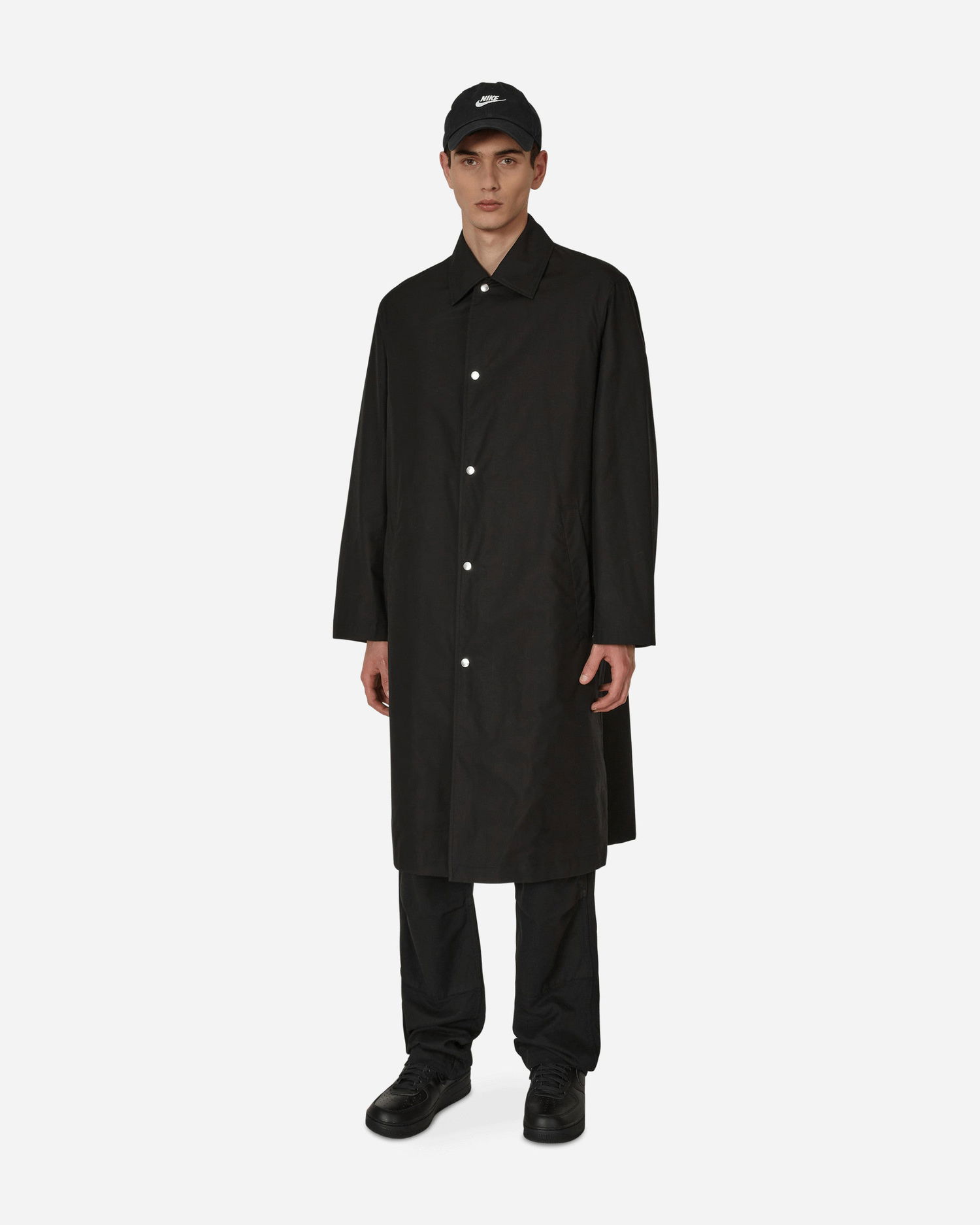 Pláštenka Jil Sander Water-Repellent Cotton Coat Čierna | J23AA0007  001, 0