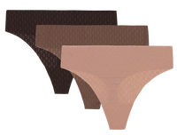 SOLID Seamless Thong 3 Pack