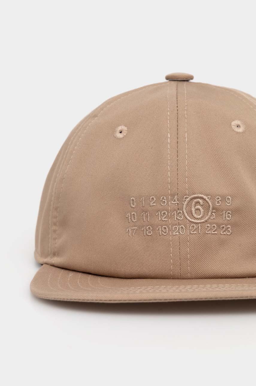Šiltovka Maison Margiela MM6 Numeric Signature Cap Béžová | SH0TC0002 S78611, 1