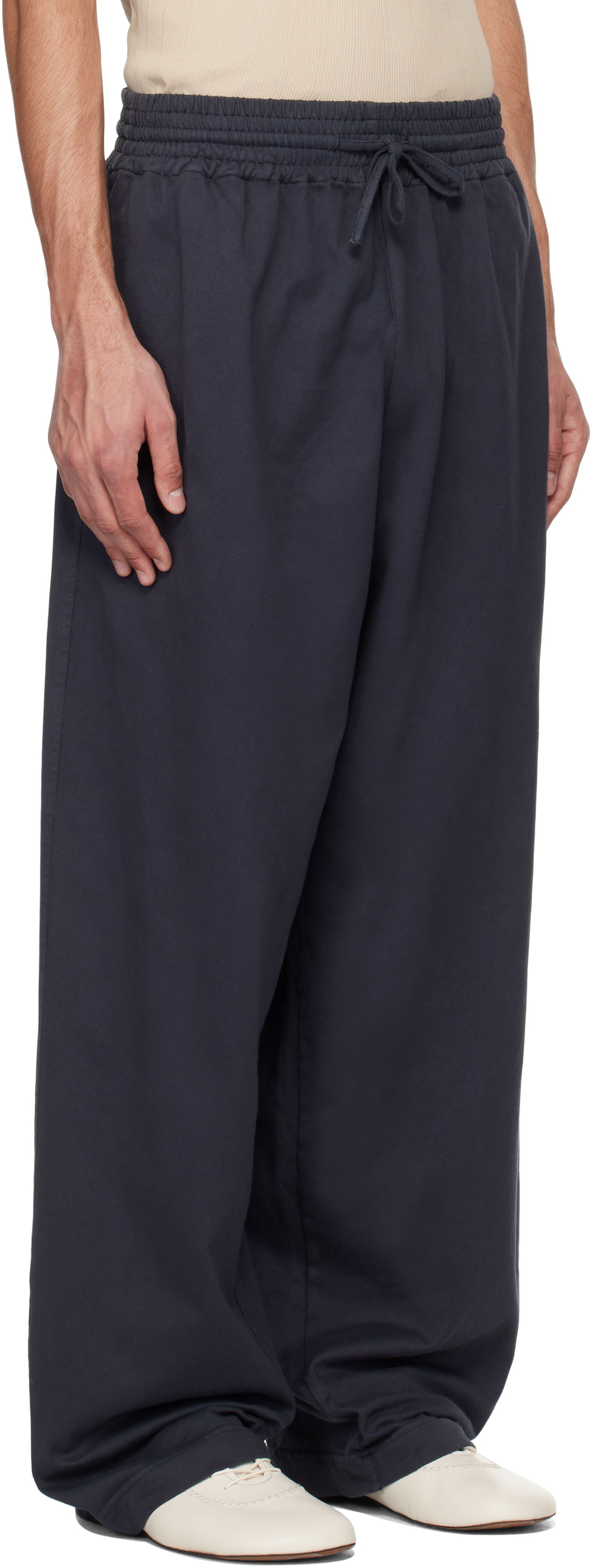 Tepláky HED MAYNER Hed Mayner Embroidered Sweatpants Navy | HMMA72014R-HA082A, 1