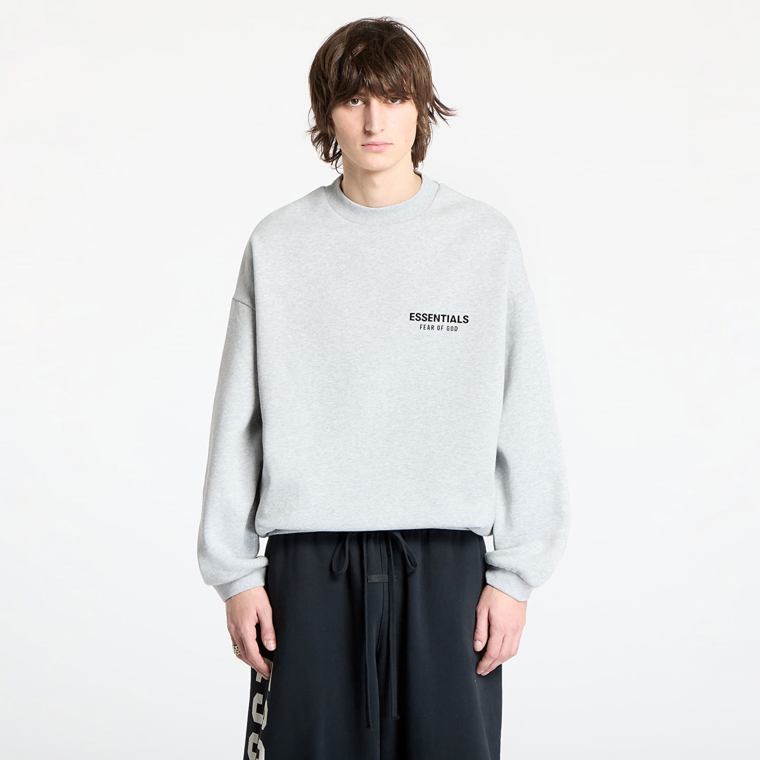 Mikina Fear of God Essentials Fleece Crewneck Sweatshirt Šedá | 192HO246268F-127, 0
