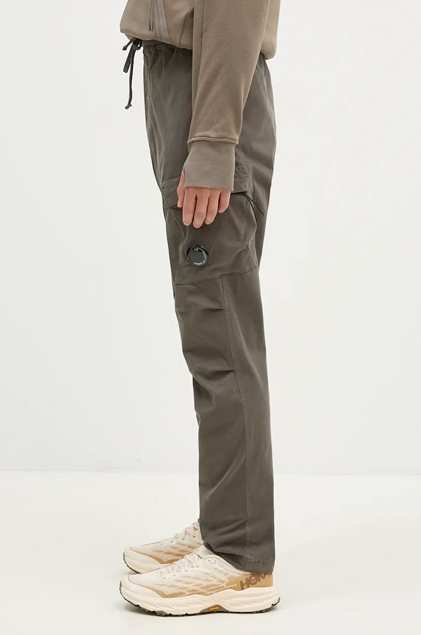Cargo nohavice C.P. Company Stretch Sateen Ergonomic Lens Cargo Pants Zelené | 17CMPA180A005529G, 1