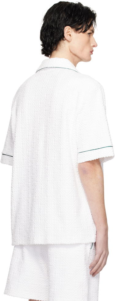 Košeľa Casablanca Towelling Monogram Shirt Biela | U-MPS25-SH-085-02, 2