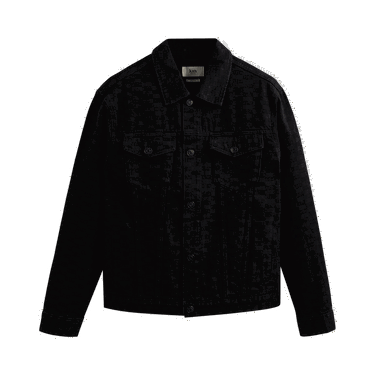 Bunda KITH Classic Logo Monogram Laight Denim Jacket Čierna | KHM010167 001, 0