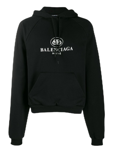 Mikina Balenciaga BB Mode Hoodie Čierna | 571194TFV751000