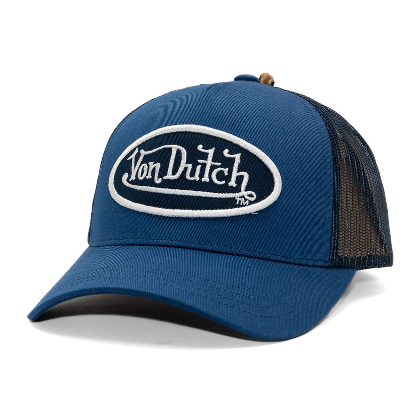 Šiltovka Von Dutch Von Dutch Classic Logo Trucker Cap Modrá | VD/0/CAS1/COL/BLU