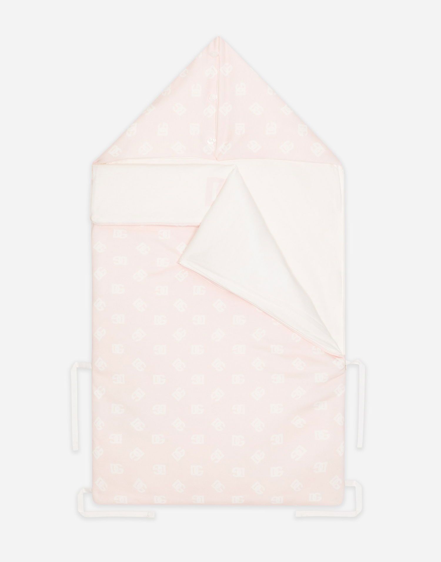 Pyžamo Dolce & Gabbana Dolce & Gabbana Logo Print Jersey Sleep Sack Ružová | LNJA93G7F0HHFVAA, 1