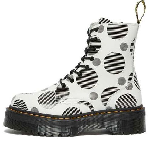 Tenisky a topánky Dr. Martens Jadon Polka Dot Platform Boots Biela | 26882101, 0