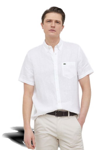 Košeľa Lacoste Linen Shirt Biela | CH5699