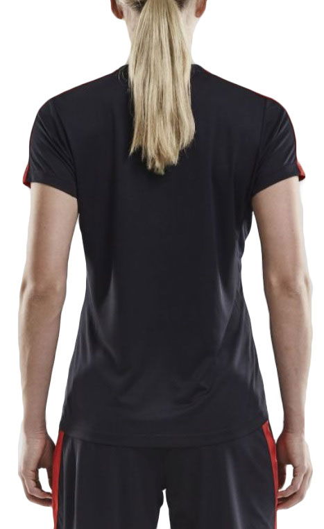 Tričko Craft Contrast Jersey Short Sleeve Sports T-Shirt Čierna | 1905567-9471, 1