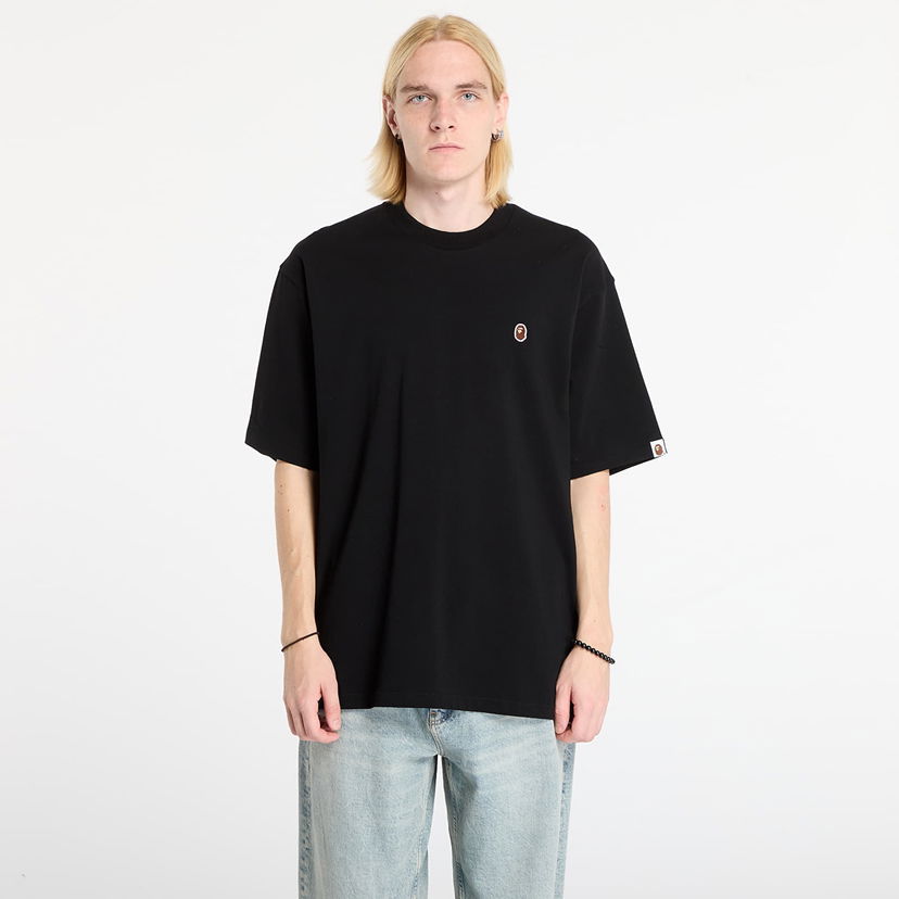 Tričko BAPE One Point Relaxed Fit Tee XXL Čierna | 001TEL801301MBLK