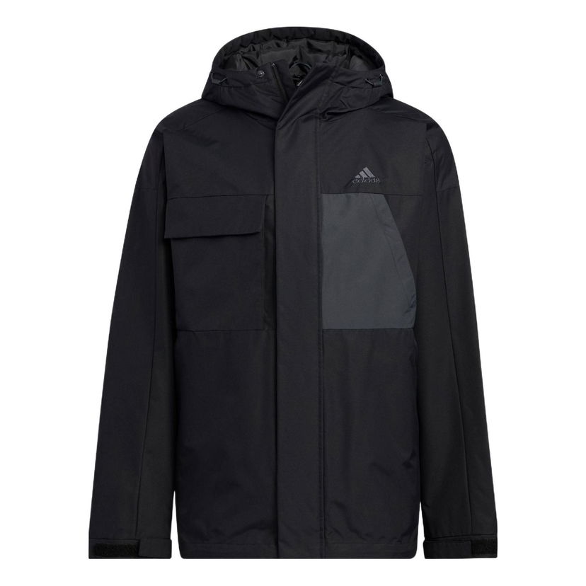 Parka adidas Originals Hooded Parka Čierna | HN2135