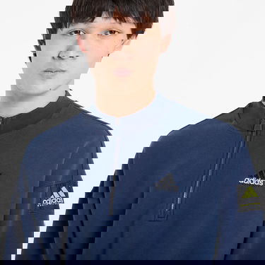 Mikina adidas Originals Equipment Hz Colorblock Half-Zip Mock Collar Sweatshirt Navy | KE1351, 1