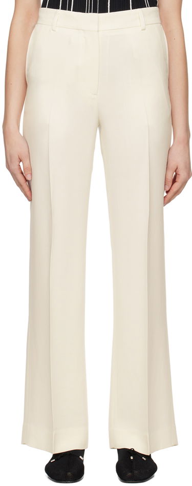 Nohavice TOTEME TOTEME Relaxed-Fit Trousers Biela | 242-WRB1629-FB0106, 0