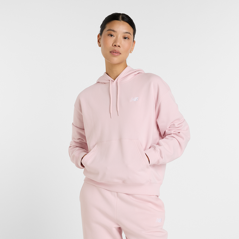 Mikina New Balance Essentials Hoodie Ružová | NBWT41507RSG, 0