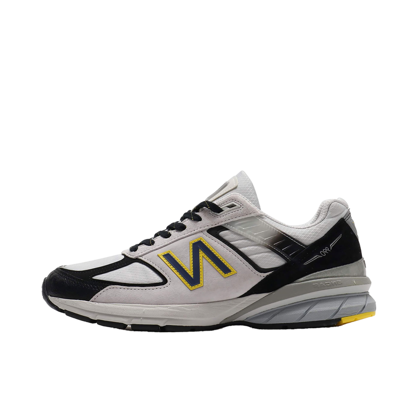 Tenisky a topánky New Balance 990v5 Silver Black Yellow Šedá | M990SB5