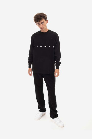 Tričko Stampd Long Sleeve T-Shirt With Print Čierna | SLA.M2992LT, 1