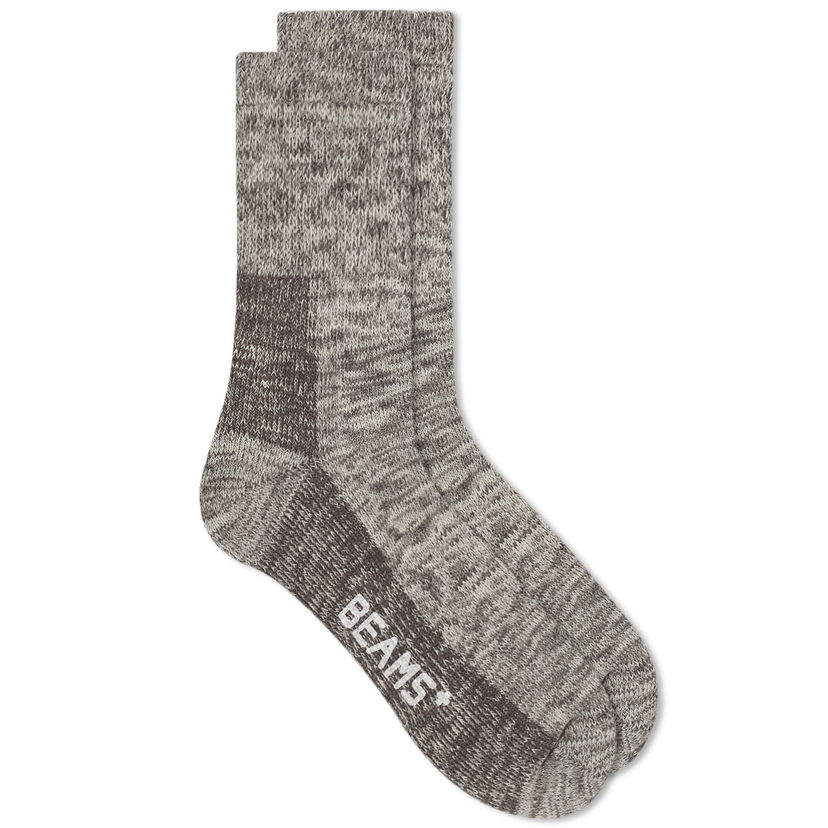 Ponožky BEAMS Beams Plus Outdoor Socks Šedá | 3843-0018-479-15