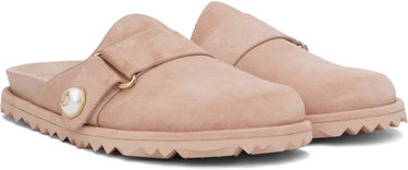 Oblečenie Jimmy Choo Jimmy Choo Fayence Suede Mules Ružová | FAYENCE MULE, 3
