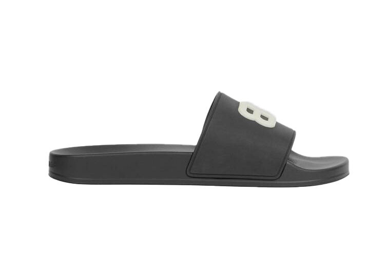 Tenisky a topánky Balenciaga Pool Slide Black Glow Čierna | 656434W1S861073, 0