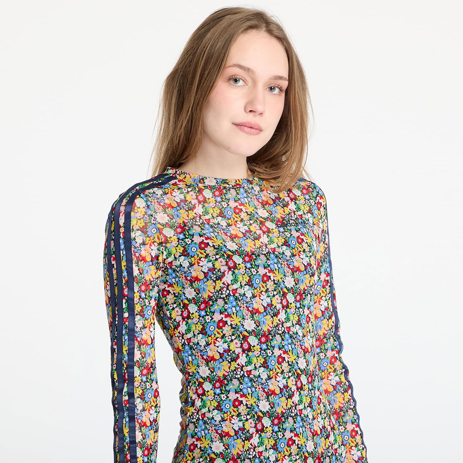 Šaty adidas Originals adidas Originals x Liberty London Mesh Maxi Dress Rôznofarebný | JC7773, 1