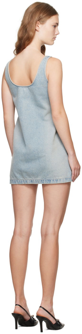 Šaty We11done We11done Faded Denim Mini Dress Modrá | WD-DO2-24-358-W-SK, 2