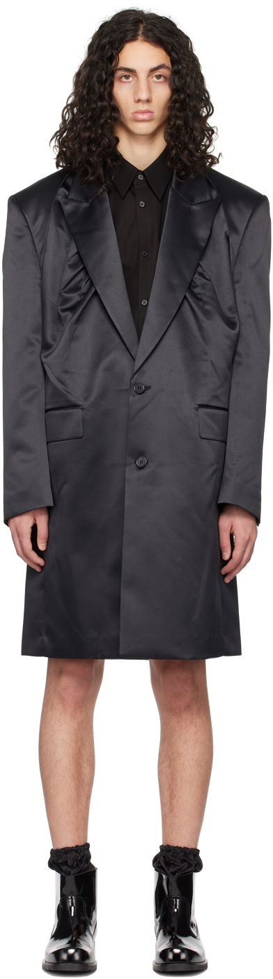 Trenčkot We11done We11done Two-Button Coat Čierna | WD-CT1-23-040-M-BK, 0