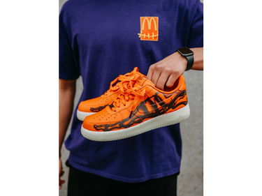Tenisky a topánky Nike Air Force 1 '07 QS "Orange Skeleton" Oranžová | CU8067-800, 6