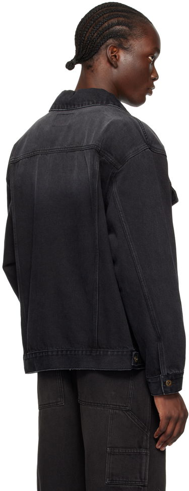 Bunda We11done We11done Faded Denim Jacket Čierna | WD-DJ2-24-345-M-BK, 2