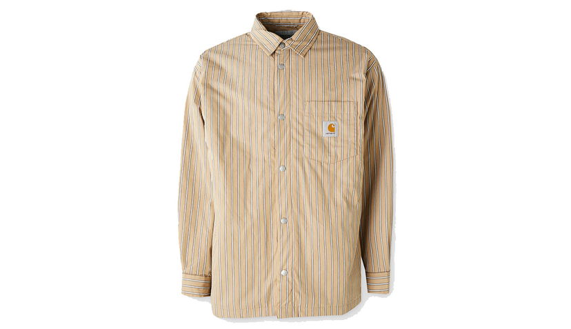 Bunda Carhartt WIP Grimsby Striped Long-Sleeve Shirt Jacket Rôznofarebný | I035156_30N_XX