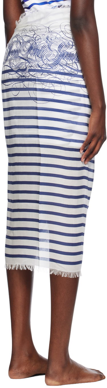 Šál Jean Paul Gaultier Jean Paul Gaultier Calligraphy Marinière Cover-Up Rôznofarebný | 24/30-U-JU025-C545-0150, 2