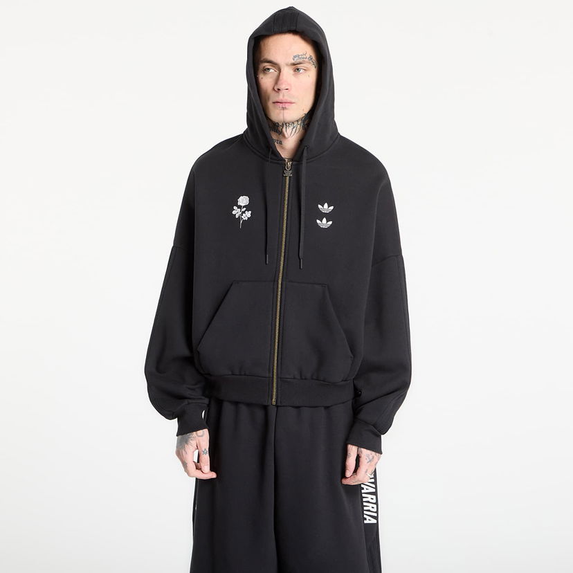 Mikina adidas Originals Willy Chavarria Zip Hoodie Čierna | KD9346