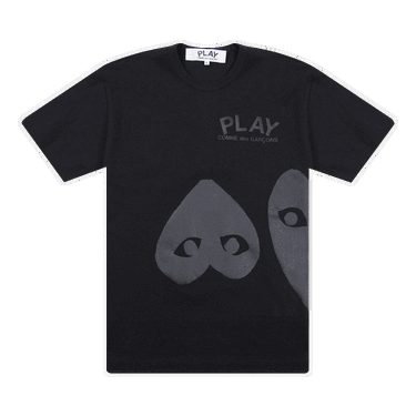 Tričko Comme des Garçons PLAY Three Hearts T-Shirt Čierna | AZ T196 051 1, 0