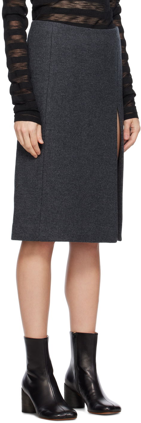Sukňa We11done We11done Vented Miniskirt Šedá | WD-SK3-23-253-W-DG, 1