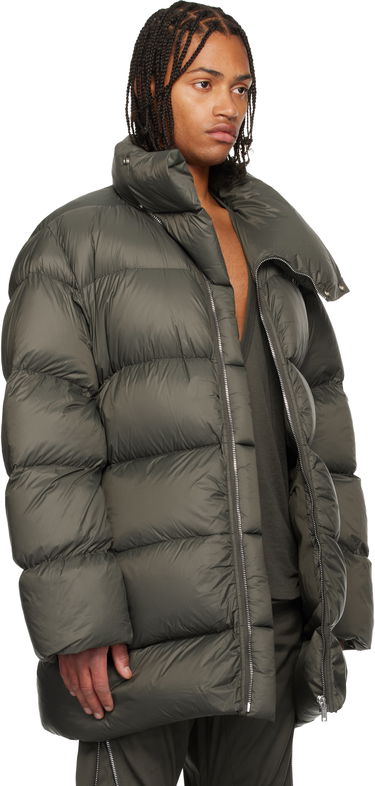 Prešívaná bunda Rick Owens Rick Owens Concordians Turtle Neck Puffer Coat Hnedá | RU02E1791 NPD3, 4