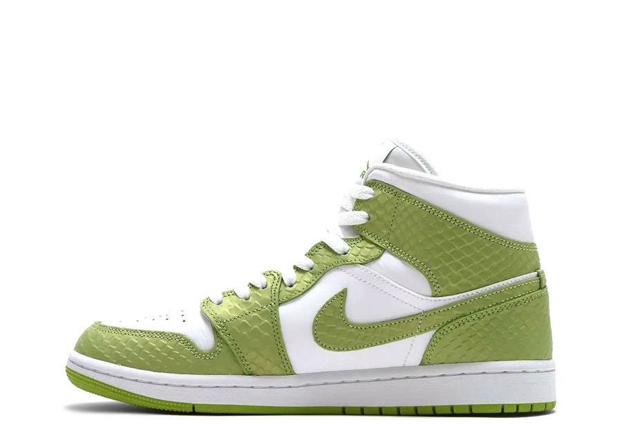 Air Jordan 1 Mid "Green Python" W