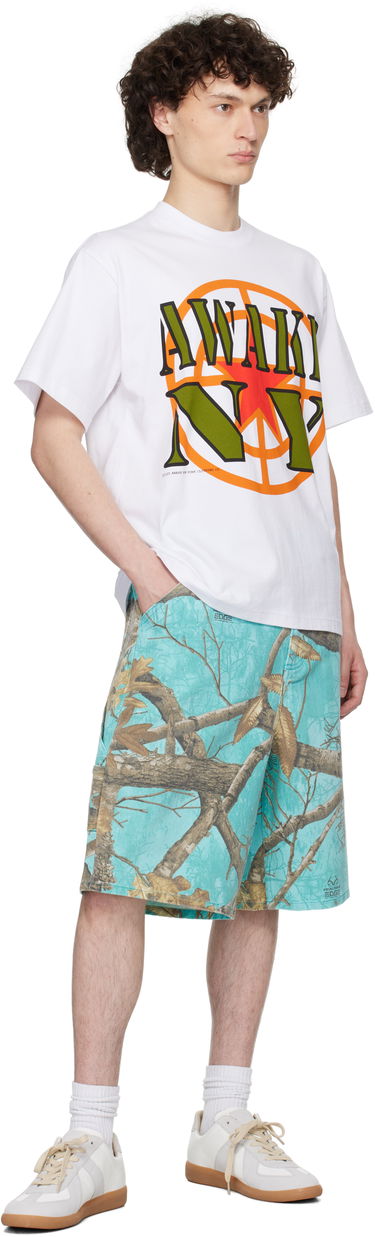 Tričko Awake NY Awake NY Crosshair Graphic T-Shirt Biela | AWK-SP25-TS002, 3