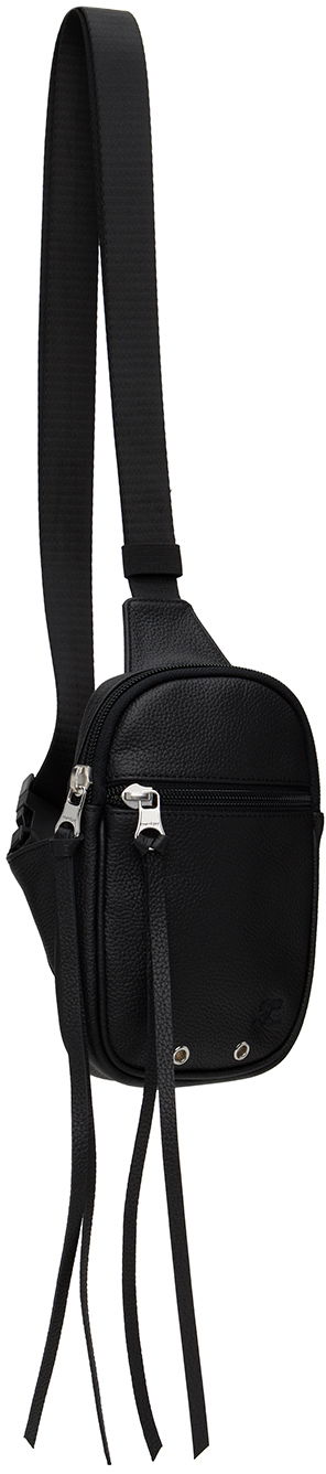 Ľadvinka Courrèges Leather Pouch With Zipper Čierna | 124GSA093CV0016, 1
