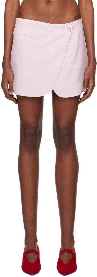 Sukňa Coperni Coperni Tailored Wrap Miniskirt Ružová | COPJ24834, 0