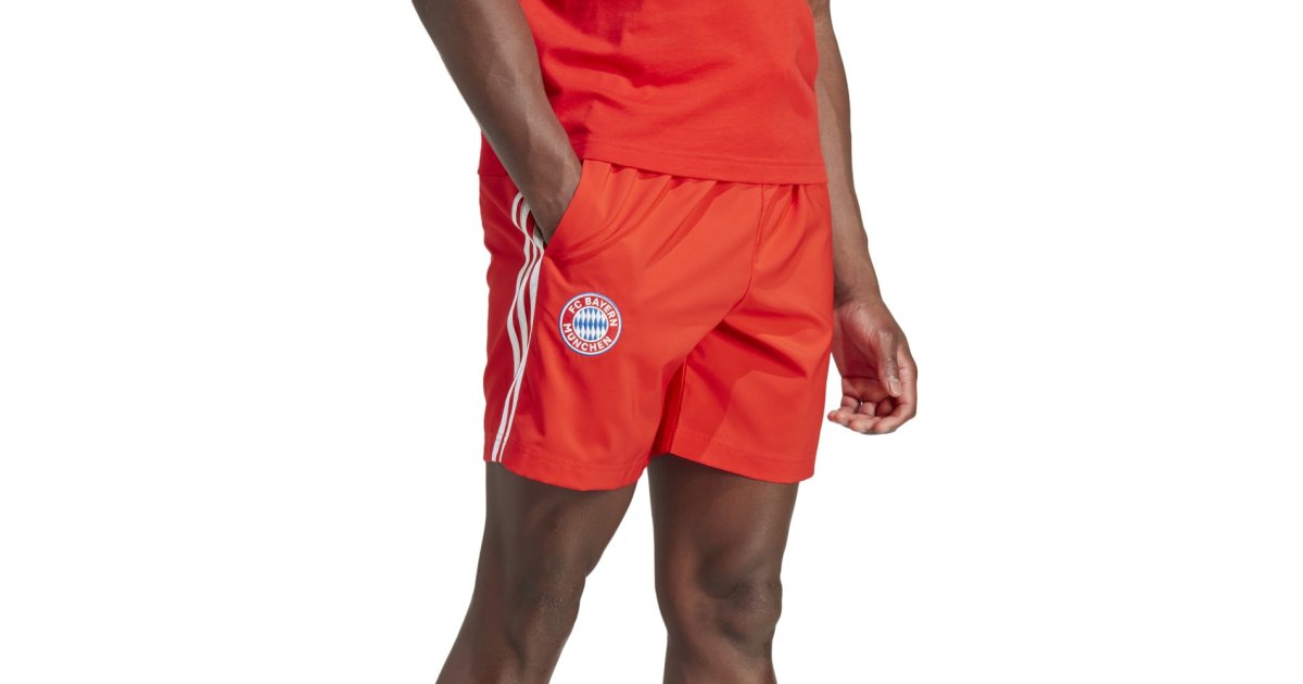 Šortky adidas Originals FC Bayern Mnichov DNA Shorts Červená | hy3295, 1