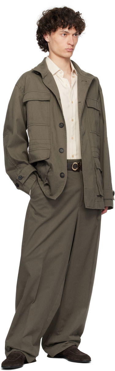 Bunda FERRAGAMO Ferragamo Saharan Jacket Zelené | 782553, 3