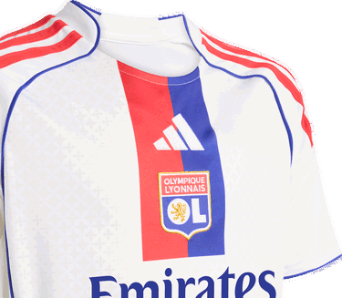Dres adidas Originals Olympique Lyonnais Home Jersey 2025/26 Biela | jl1881, 4