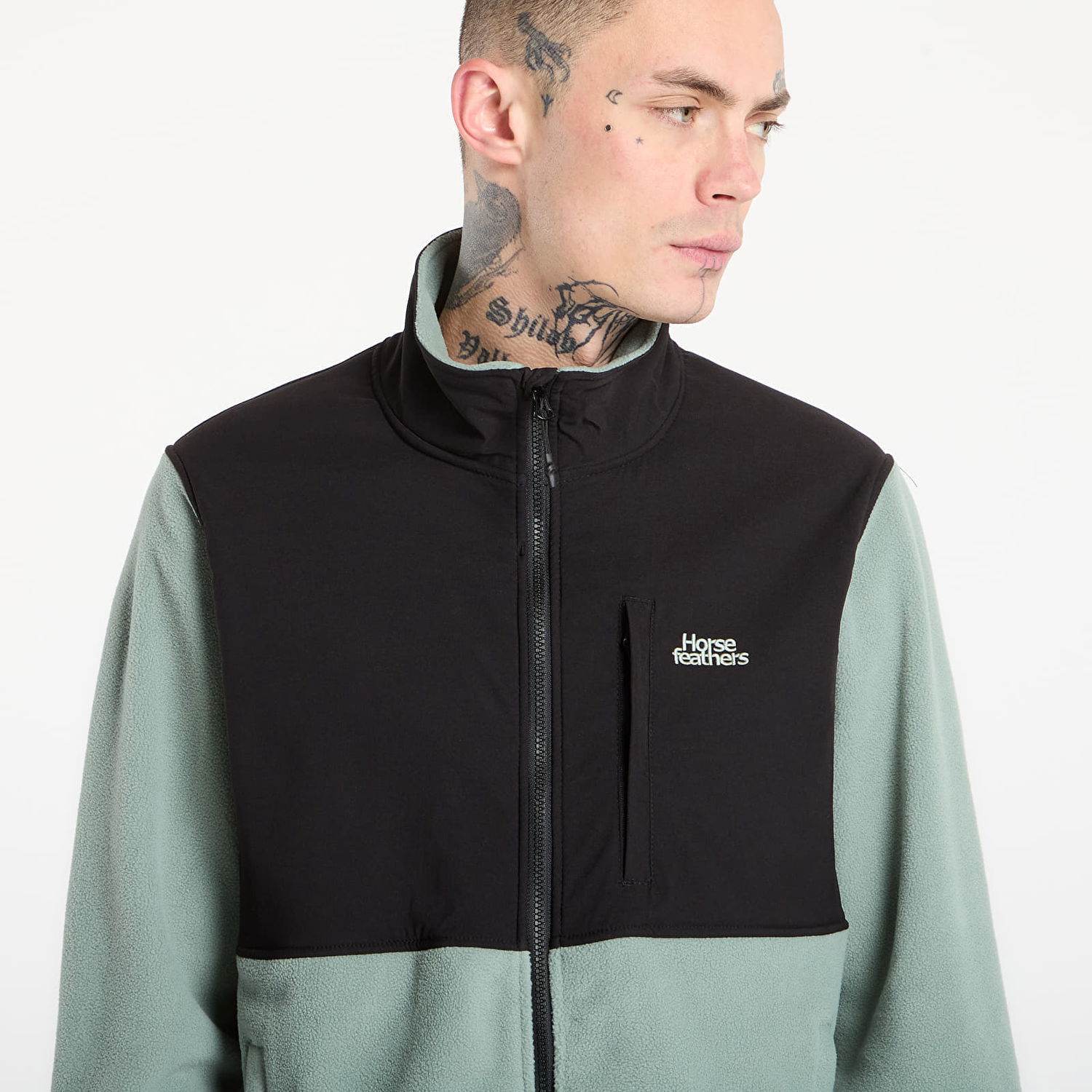 Mikina Horsefeathers Duval Fleece Sweatshirt XS Zelené | TM083C, 1