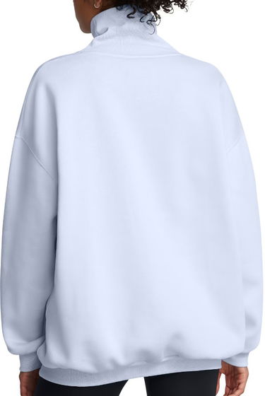 Sveter Under Armour Fleece Oversized Mock Neck Sweatshirt Modrá | 1386500-464, 1