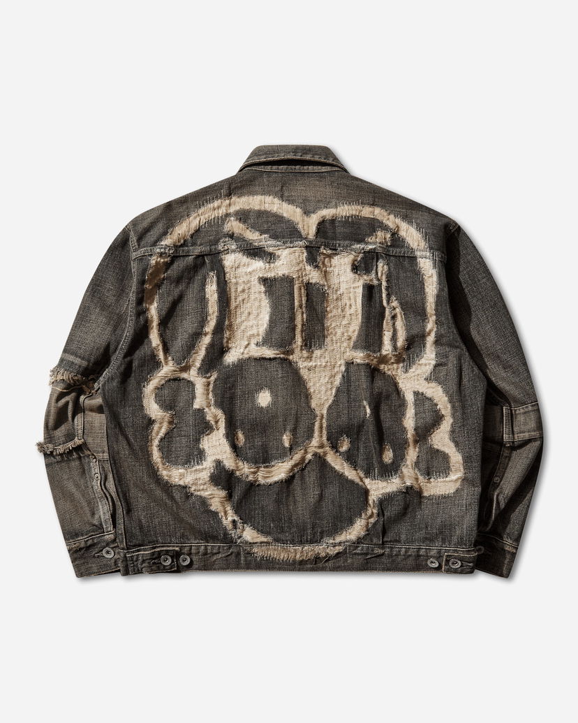 Bunda Neighborhood CHITO Savage Denim Type-1 Jacket Čierna | 252XBCIN-JKM01S BLACK