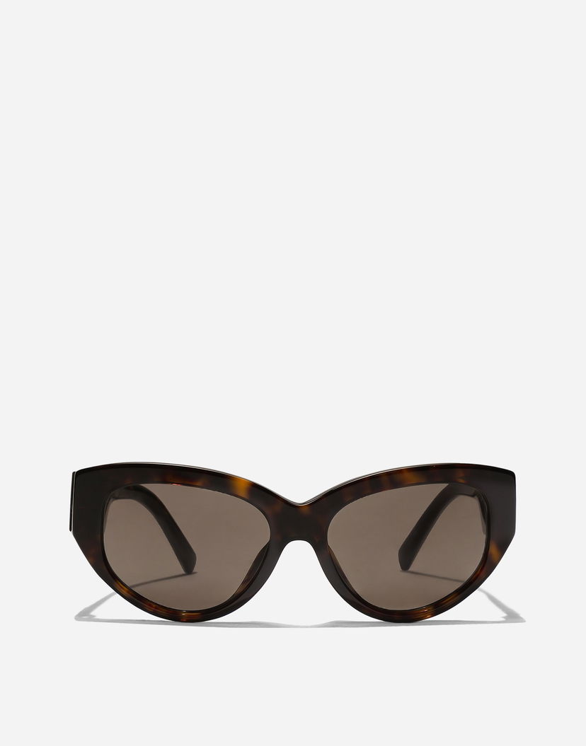 Slnečné okuliare Dolce & Gabbana Crossed Cat-Eye Acetate Sunglasses Onesize Hnedá | VG4514VP2739V000