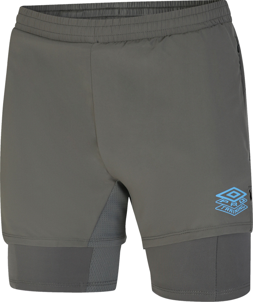 Šortky Umbro Pro Training Elite Hybrid Lined Shorts Šedá | 66100u-2ed