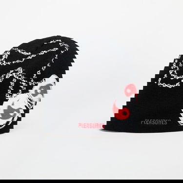 Kulicha Pleasures Dog Tags Graphic Skully Beanie Čierna | P24W055 BLACK, 0