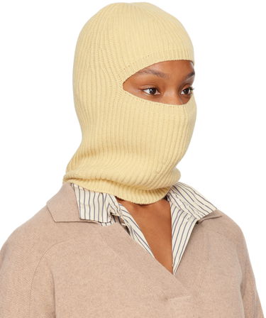 Šál Stella McCartney Ribbed Balaclava Žltá | 6K08883S2528, 1